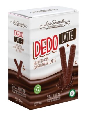 LUCA TOMASELLO DEDO BISCOTTO CON COPERTURA AL LATTE 50G