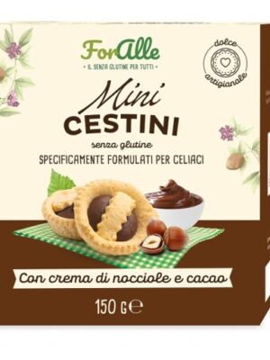 FORALLE MINICESTINI CON CREMA DI NOCCIOLE