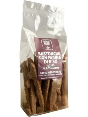 SOLO MAIS BASTONCINI CON FARINA DI RISO ROSSO AL ROSMARINO