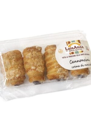 LUISANNA CANNONCINI RIPIENI DI CREMA DI NOCCIOLE 4X45G