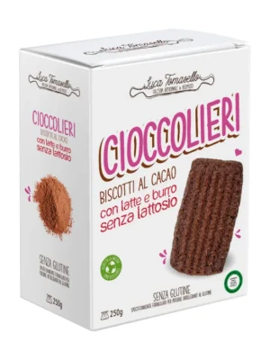 LUCA TOMASELLO CIOCCOLIERI BISCOTTI AL CACAO 250G