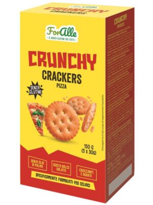 FORALLE CRUNCHY CRACKERS GUSTO PIZZA 150G