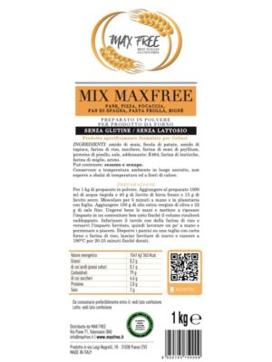 MAXFREE PREPARATO PER PRODOTTI DA FORNO 1000G