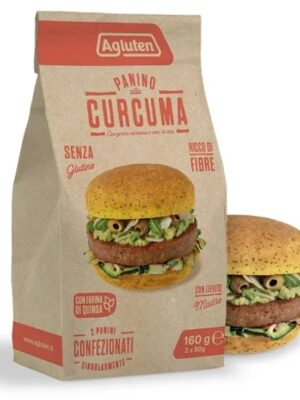 AGLUTEN PANINO ALLA CURCUMA 160G
