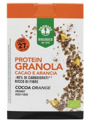 PROBIOS PROTEIN GRANOLA CON CACAO E ARANCIA