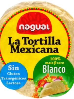 NAGUAL LA TORTILLA MESSICANA DI MAIS BIANCO 200G