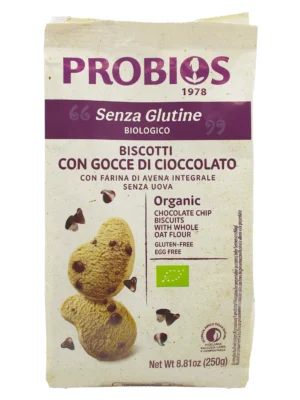PROBIOS BISCOTTI CON GOCCE DI CIOCCOLATO 250G