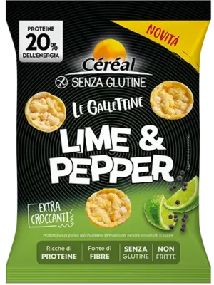 CEREAL GALLETTINE LIME & PEPPER