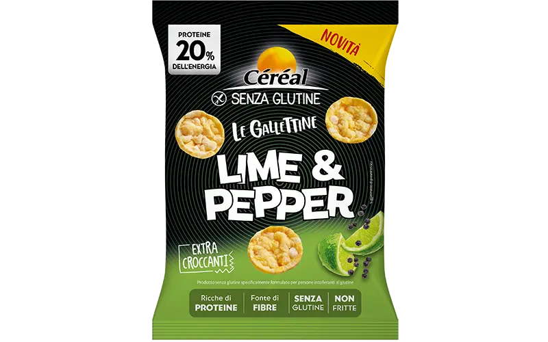 CEREAL GALLETTINE LIME & PEPPER