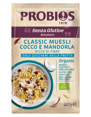 PROBIOS CLASSIC MUESLI CON COCCO E MANDORLE 300G
