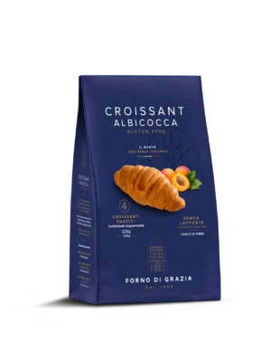 FORNO DI GRAZIA CROISSANT ALL'ALBICOCCA 4PZ