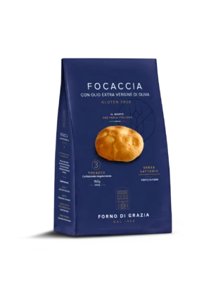 FORNO DI GRAZIA FOCACCIA ALL'OLIO EVO 3PZ