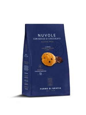 FORNO DI GRAZIA NUVOLE CON GOCCE DI CIOCCOLATO 4PZ