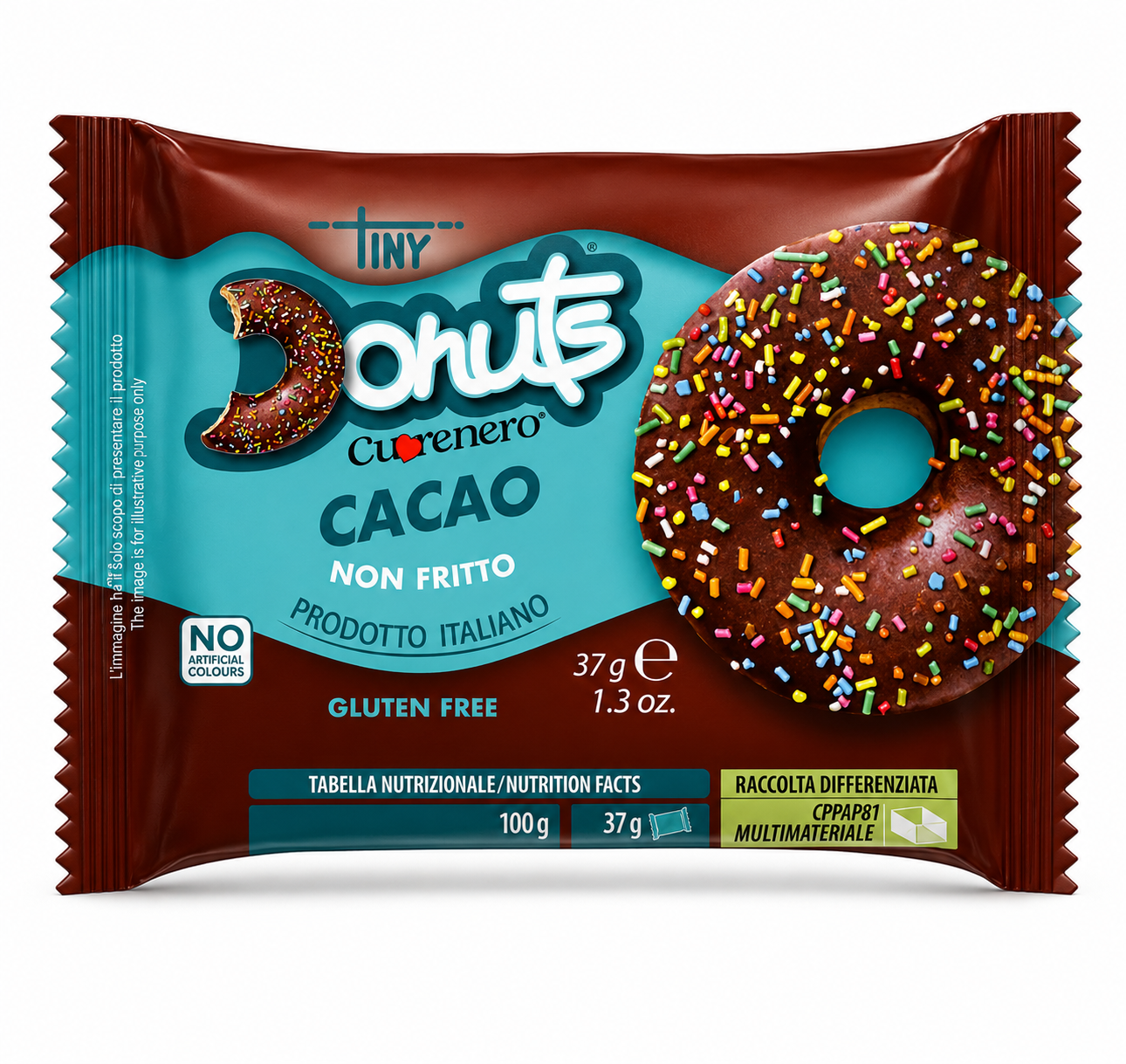 CUORENERO DONUT AL CACAO 37G