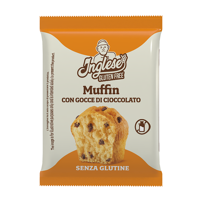INGLESE MUFFIN CON GOCCE DI CIOCCOLATO 50G