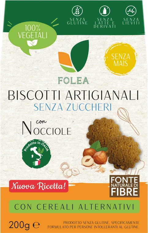 FOLEA BISCOTTI NOCCIOLE 200G