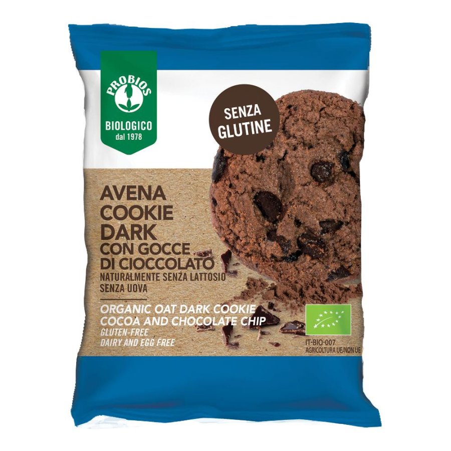 PROBIOS COOKIE DI AVENA DARK CON GOCCE DI CIOCCOLATO