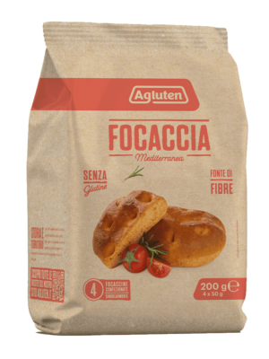 AGLUTEN FOCACCIA MEDITERRANEA 4PZ