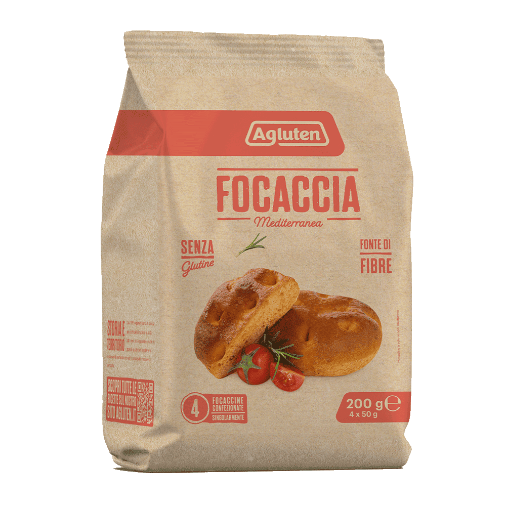 AGLUTEN FOCACCIA MEDITERRANEA 4PZ