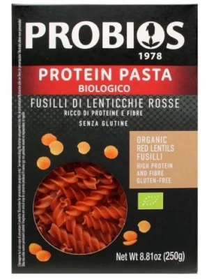 PROTEIN FUSILLI DI LENTICCHIE ROSSE 250G