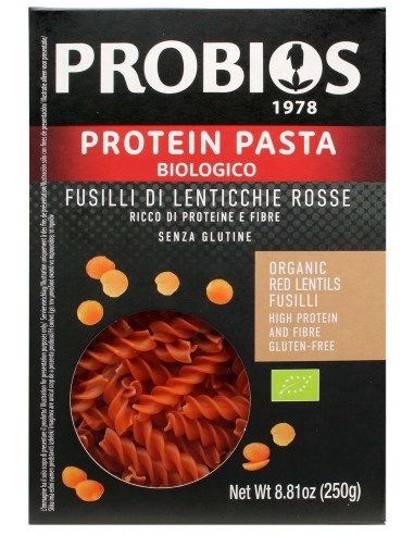 PROTEIN FUSILLI DI LENTICCHIE ROSSE 250G