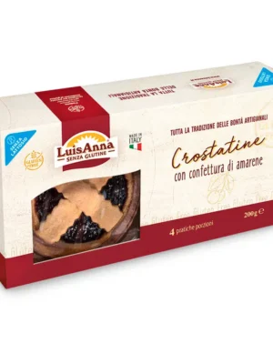 LUISANNNA CROSTATINA CON CONFETTURA DI AMARE 4PZ