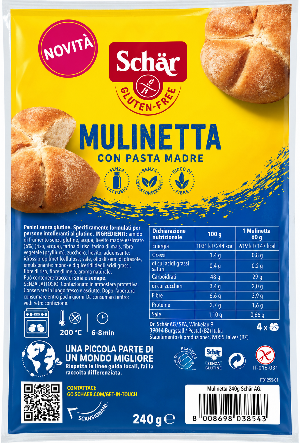 SCHAR MULINETTA 4X60G