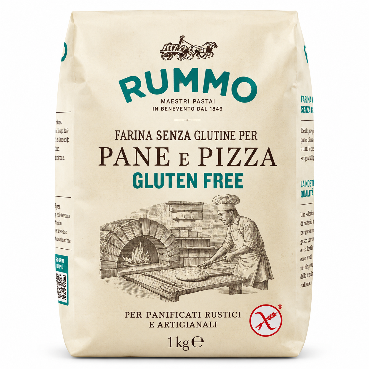 RUMMO FARINA PER PANE E PIZZA 1KG