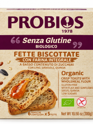 PROBIOS FETTE BISCOTTATE CON FARINA INTEGRALE 300G